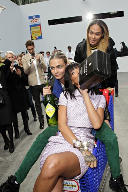 Supermarket sweep as 'riot' breaks out for Karl Lagerfeld's Chanel