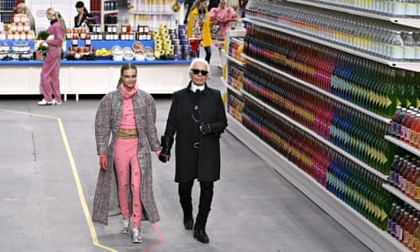 Karl Lagerfeld in the Supermarket - The Peak Magazine