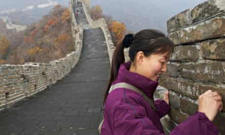 Woman on Great Wall