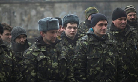 Ukrainian recruits