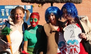 World Book Day 2014: teachers don their finest fancy dress – in