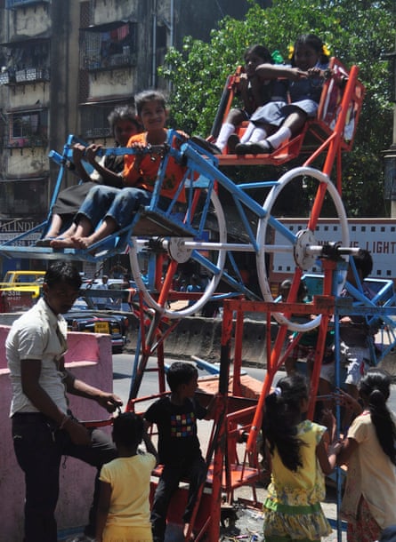 Children at play in Dharavi
