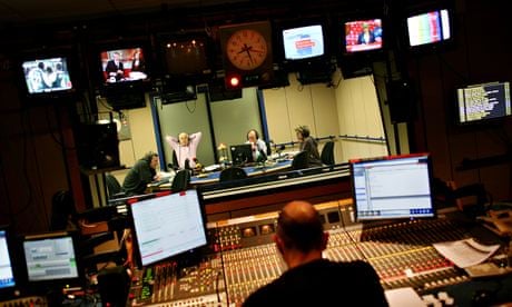 The Today programme studio at the BBC
