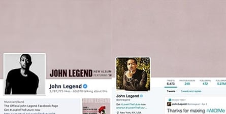 John Legend has already started using the new Twitter format - but which one is it?