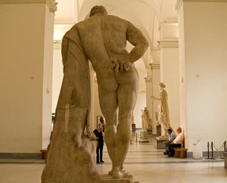 Farnese Hercules sculpture in Italy