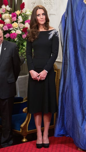 Catherine, Duchess of Cambridge attends a state reception at Government House on April 10, 2014