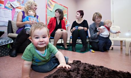 Harriet Harman, Lucy Powell and others at a Sure Start centre, Manchester, Britain - 14 Nov 2012