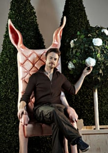 ‘Every reason to rejoice’: Christopher Wheeldon on
the set of Alice’s Adventures in Wonderland in 20