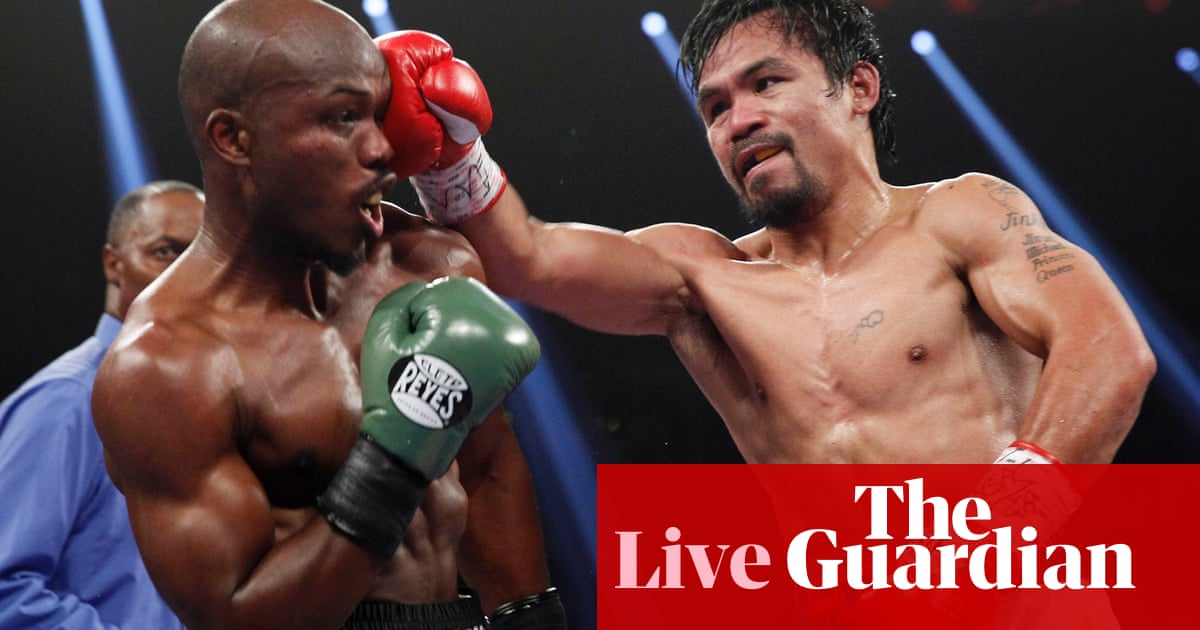 Wbo Welterweight Title Fight Manny Pacquiao Vs Timothy Bradley As It Happened Sport The Guardian