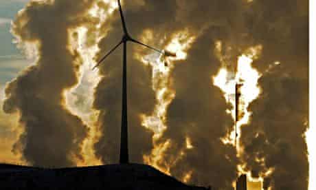 greenhouse gases wind turbines
