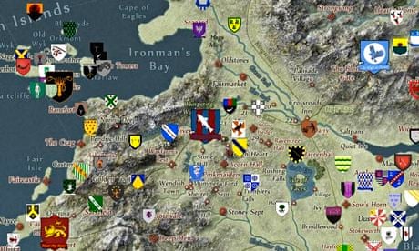 Game of Thrones fans create an interactive map of Westeros via