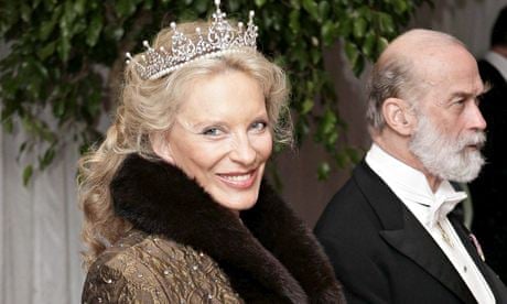 Prince and Princess Michael of Kent at a state banquet in honour of the president of Brazil, 2006
