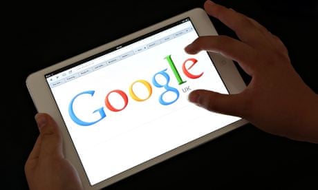 google on a tablet