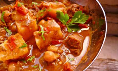 Leftover lamb in a Moroccan-style harira sauce