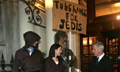 A Jedi knights demonstration in 2012