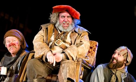 Joshua Richards, Antony Sher and Youssef Kerkour in Henry lV Parts l and ll