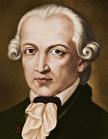KANT, Immanuel - portrait.  Philosopher, born in Konigsberg, Germany. (1724-1804). Colourised
