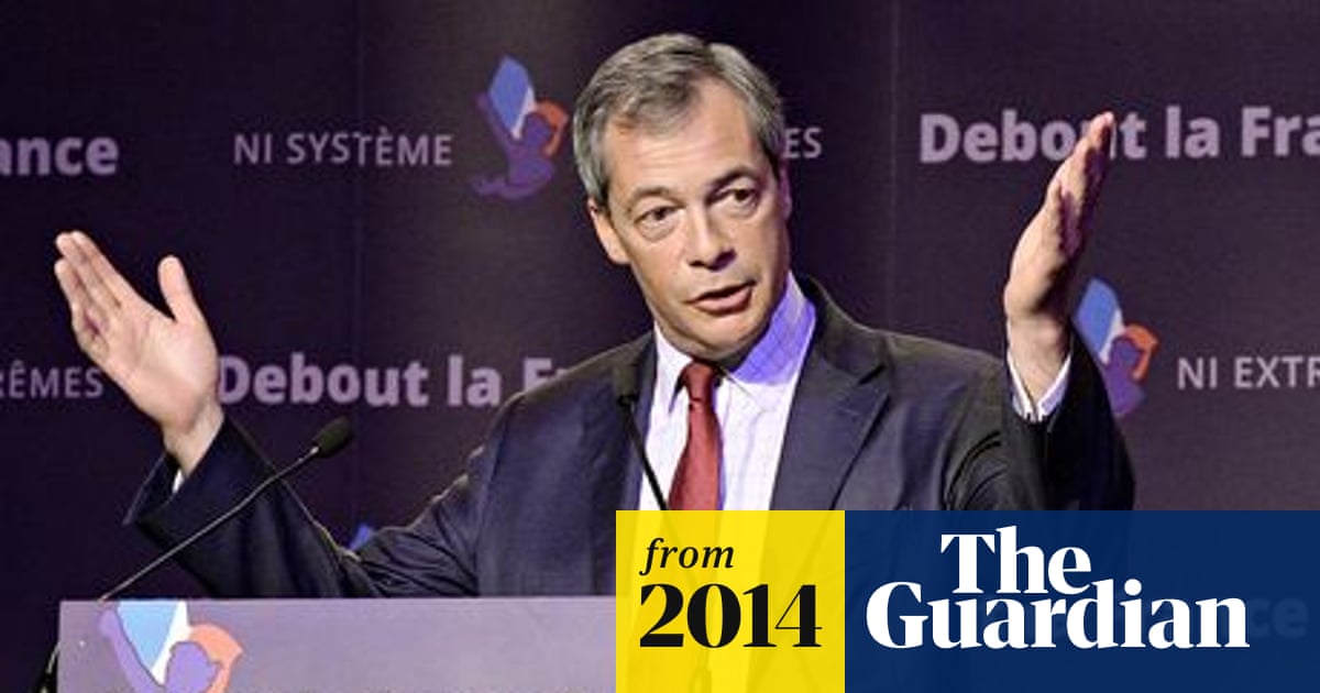 Nigel Farage rejects offer of Ukip tie to French far-right Front National | UK Independence party (Ukip) | The Guardian
