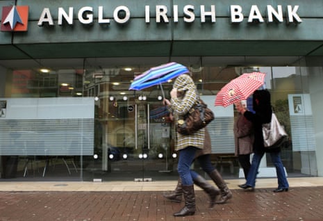 An Anglo Irish Bank branch in Belfast, Northern Ireland, on March 31, 2010.