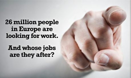 Ukip poster: "26 million people in Europe are looking for work. And whose jobs are they after?"