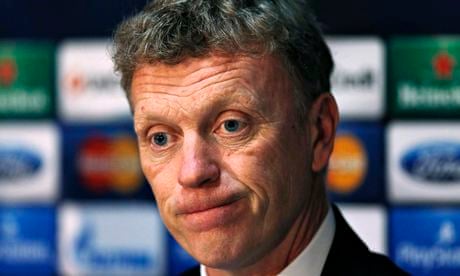 Manchester United manager David Moyes listens to questions during a news conference in March 2014