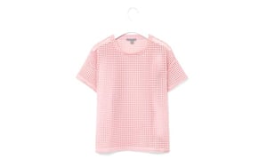 Spring 2014 buys: Spring 2014 buys - Light pink cut out grid tshirt by Cos
