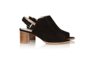 Spring 2014 buys: Spring 2014 buys - black mule sandals with wooden mid heel by Karen Millens