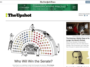 New York Times Launches Data Journalism Site The Upshot Media The Guardian