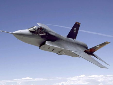 An F-35 Joint Strike Fighter.