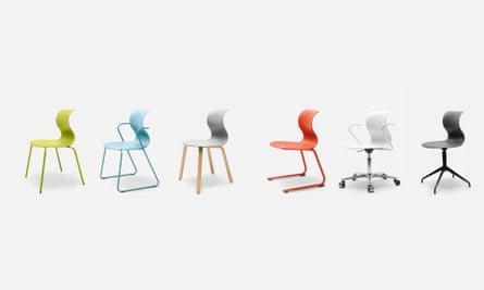 Dynamic sitting … the Pro chair is designed to encourage movement in the sitter.