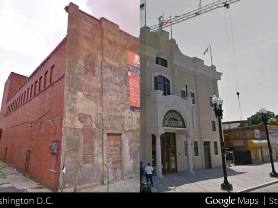 Google Introduces Time Machine Feature In Street View Google The Guardian Google Maps 2007 Street View