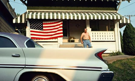 Fourth of July in Pittsburgh neighborhood with Chrysler