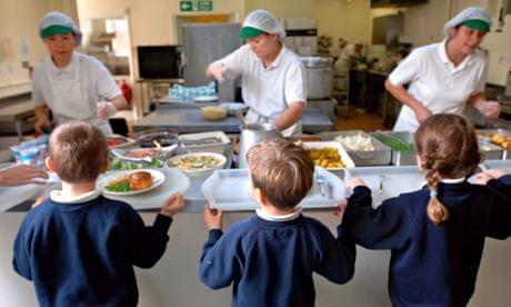 Children healthy school lunches Swindon