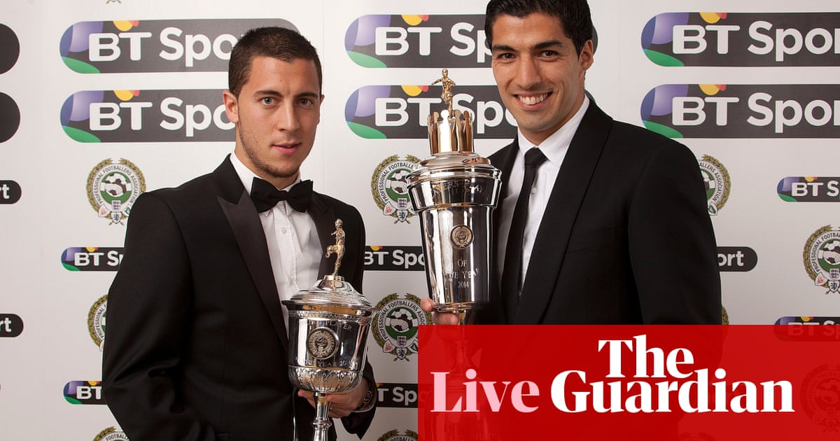 pfa player of the year award as it happened michael butler football the guardian pfa player of the year award as it happened michael butler football the guardian