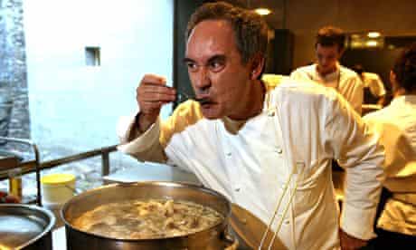 Ferran Adria in El Bulli in 2008.