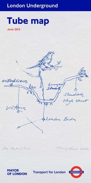 Abstract Tube Map Ten years of artists' tube map covers – in pictures | Art and design ...