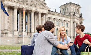 Four Friends In Front Of Reichstag