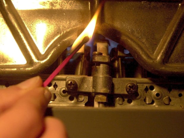 Old boiler gas match lighter