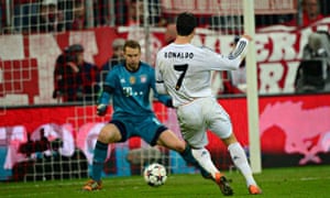 Real Madrid's Cristiano Ronaldo makes it 3-0.