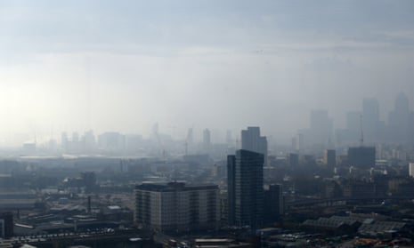 London blanketed in smog earlier this week.