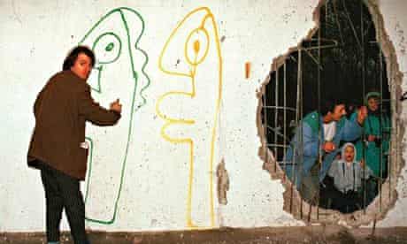 Thierry Noir The First Graffiti Artist Fired Up By The Berlin Wall Art The Guardian