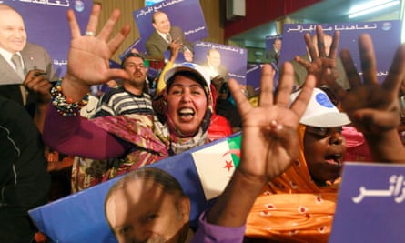 Abdelaziz Bouteflika supporters