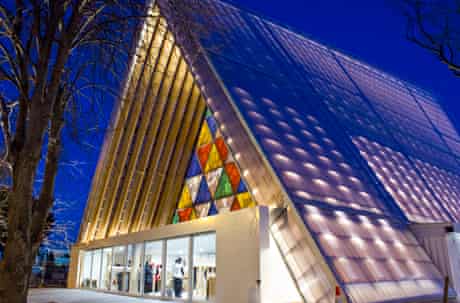 Christchurch's temporary Cardboard Cathedral