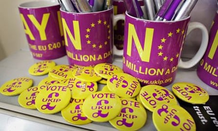 Nigel Farage On The UKIP Campaign Trail