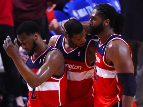 NBA Washington Wizards Defeat the Chicago Bulls in Playoffs - All