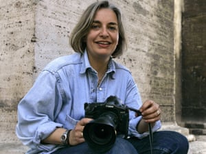 Photographer Anja Niedringhaus in Rome in 2005