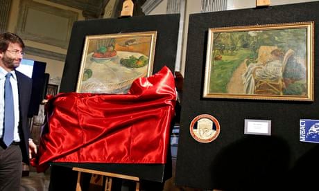 Dario Franceschini unveils Gauguin and Bonnard paintings