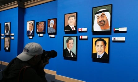 George W Bush S Portraits Of World Leaders Art That Tells Us Nothing At All Painting The Guardian