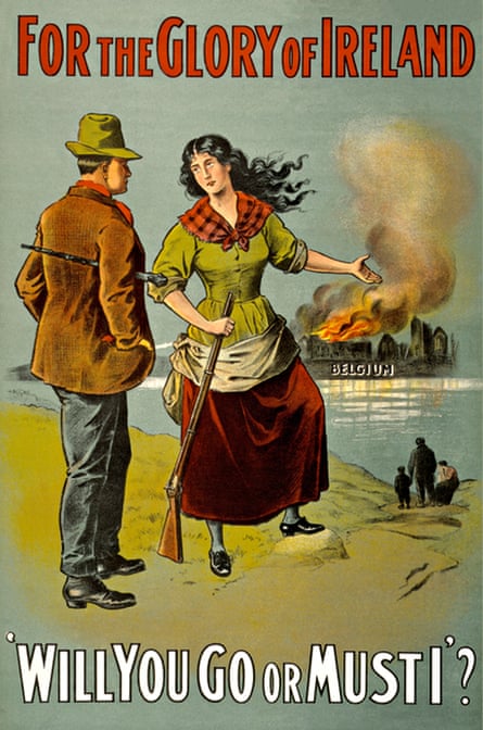 A recruitment poster in Ireland during the first world war