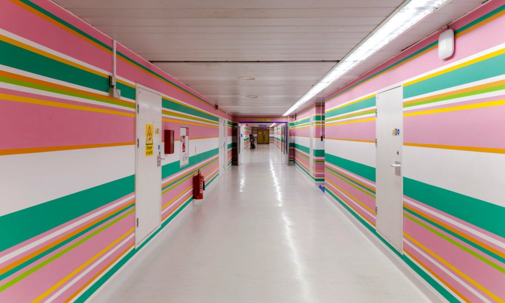 Bridget Riley mural